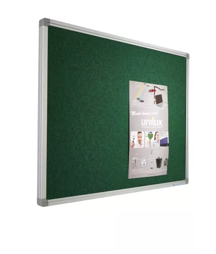 In And OutdoorMatch Prikbord Camira stof PRO Moyer - Aluminium frame - Eenvoudige montage - Punaises - Prikborden - 45x60cm (70462)