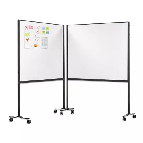 In And OutdoorMatch Mobiel werkbord PRO Patti - Geverfd staal - Wit - Weekplanner - Maandplanner - Jaarplanner - Magnetisch - 120x150cm (70584)