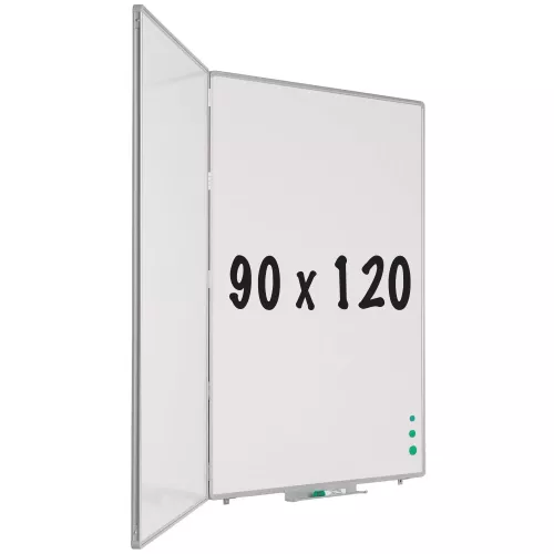 In And OutdoorMatch Whiteboard PRO Daniel - Emaille staal - Weekplanner - Maandplanner - Jaarplanner - Magnetisch - Wit - 90x120cm (70587)