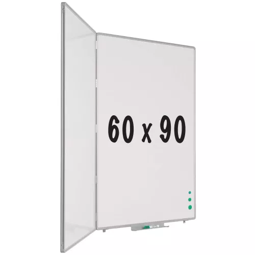 In And OutdoorMatch Whiteboard PRO Parsons - Emaille staal - Weekplanner - Maandplanner - Jaarplanner - Magnetisch - Wit - 60x90cm (70588)