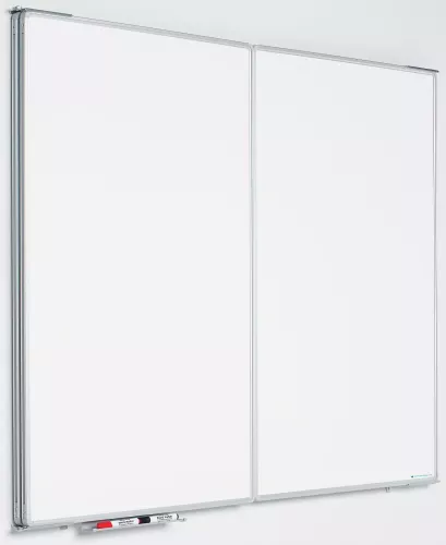 In And OutdoorMatch Vijfzijdig whiteboard RC10 profiel Hoover - Magnetisch - Emaille staal - Wit - 60x90cm (70590)