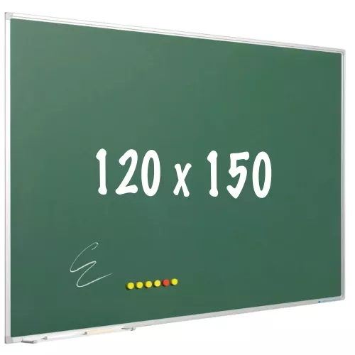 In And OutdoorMatch Krijtbord PRO Lidia - Magnetisch - Schoolbord - Eenvoudige montage - Emaille staal - Groen - 120x150cm (70605)