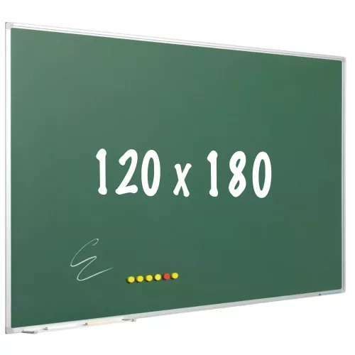 In And OutdoorMatch Krijtbord PRO Cooke - Magnetisch - Schoolbord - Eenvoudige montage - Emaille staal - Groen - 120x180cm (70606)