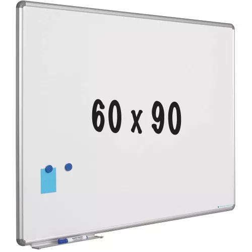 In And OutdoorMatch Whiteboard Perkins - Emaille staal - Wit - Magnetisch -60x90cm (70634)