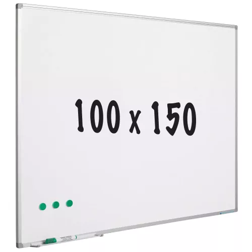 In And OutdoorMatch Whiteboard Kline - Geverfd staal - Magnetisch - Wit - 100x150cm (70650)