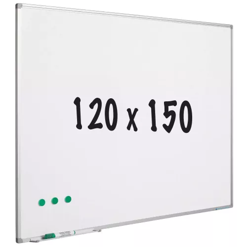 In And OutdoorMatch Whiteboard Tracey - Geverfd staal - Magnetisch - Wit - 120x150cm (70652)