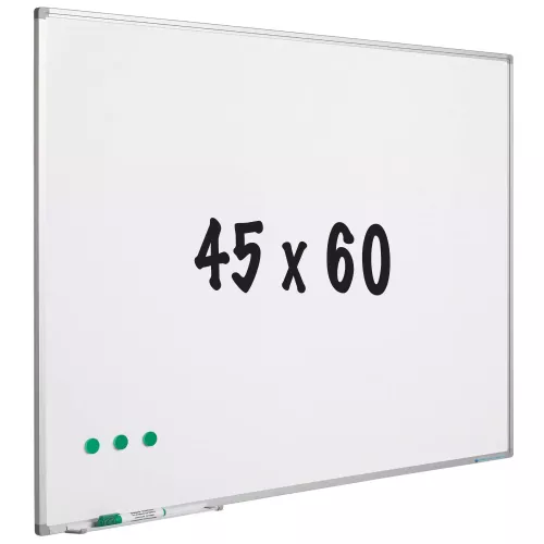 In And OutdoorMatch Whiteboard geëmailleerd staal Lela - Wit - Magnetisch - 45x60cm (70666)