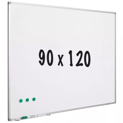 In And OutdoorMatch Whiteboard geëmailleerd staal Brock - Wit - Magnetisch - 90x120cm (70668)