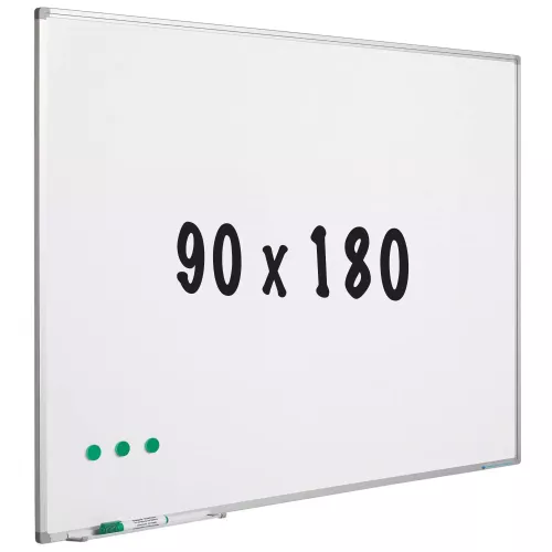 In And OutdoorMatch Whiteboard geëmailleerd staal Ortega - Wit - Magnetisch - 90x180cm (70669)