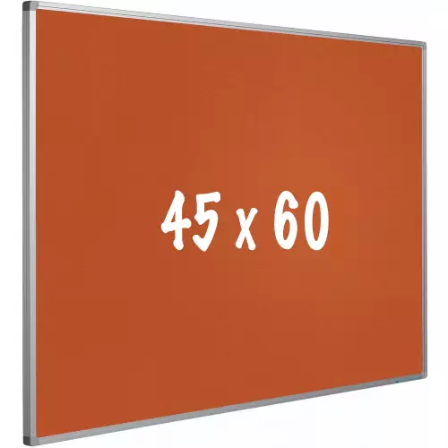 WhiteboardMatch Prikbord kurk PRO - Aluminium frame - Eenvoudige montage - Punaises - Prikborden - 45x60cm (50647)