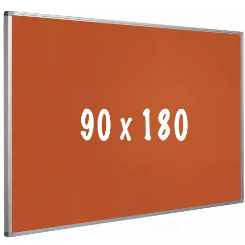 WhiteboardMatch Prikbord kurk PRO - Aluminium frame - Eenvoudige montage - Punaises - Prikborden - 90x180cm (50650)