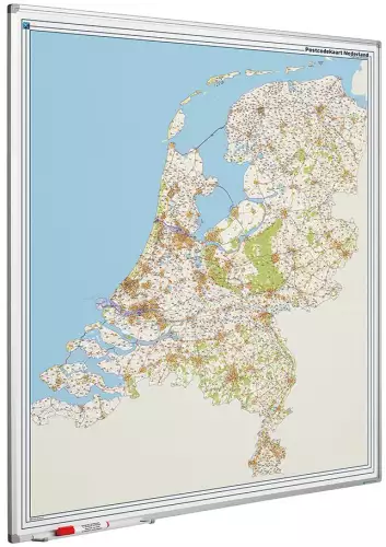 WhiteboardMatch Landkaart bord Softline profiel 8mm, Nederland PC (50754)