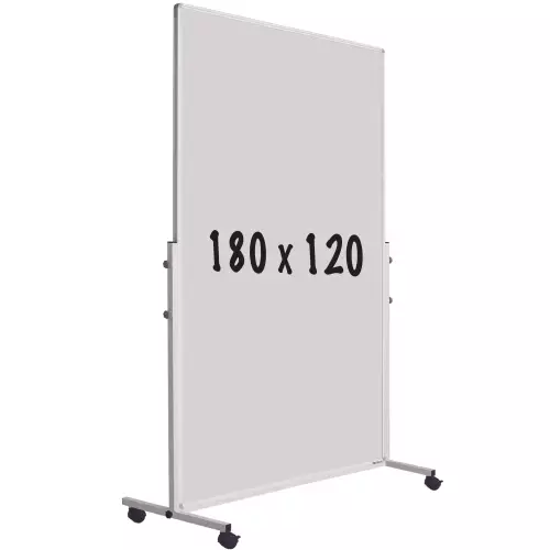 WhiteboardMatch Mobiel whiteboard gelakt staal PRO - Weekplanner - Maandplanner - Jaarplanner - Magnetisch - 180x120cm (50791)