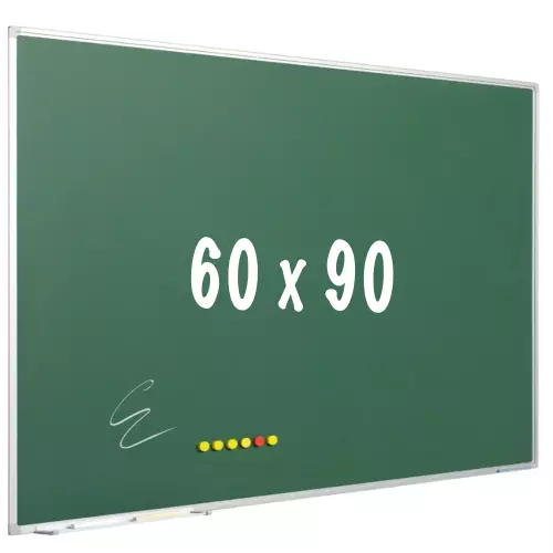 WhiteboardMatch Krijtbord PRO - Magnetisch - Schoolbord - Eenvoudige montage - Geëmailleerd staal - Groen - 90x60cm (50814)