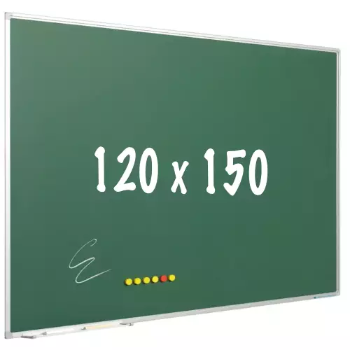 WhiteboardMatch Krijtbord PRO - Magnetisch - Schoolbord - Eenvoudige montage - Geëmailleerd staal - Groen - 120x150cm (50821)