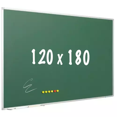 WhiteboardMatch Krijtbord PRO - Magnetisch - Schoolbord - Eenvoudige montage - Geëmailleerd staal - Groen - 180x120cm (50822)