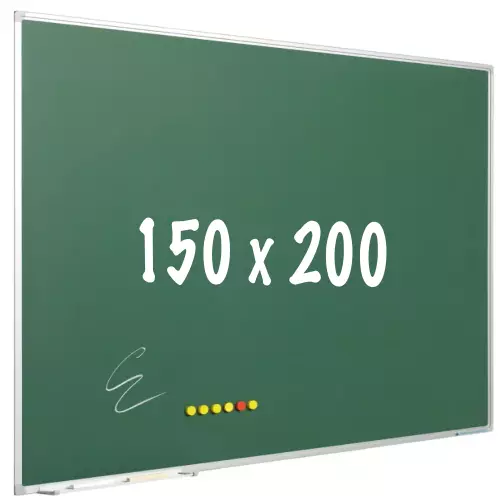 WhiteboardMatch Krijtbord PRO - Magnetisch - Schoolbord - Eenvoudige montage - Geëmailleerd staal - Groen - 150x200cm (50827)