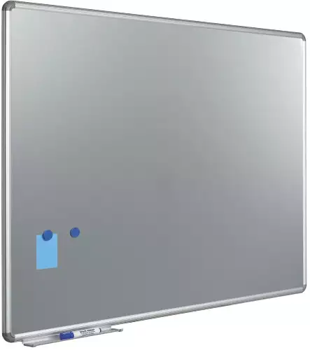 WhiteboardMatch Silverboard Deluxe design profiel - Magnetisch - Metallic zilver - 60x90cm (50855)