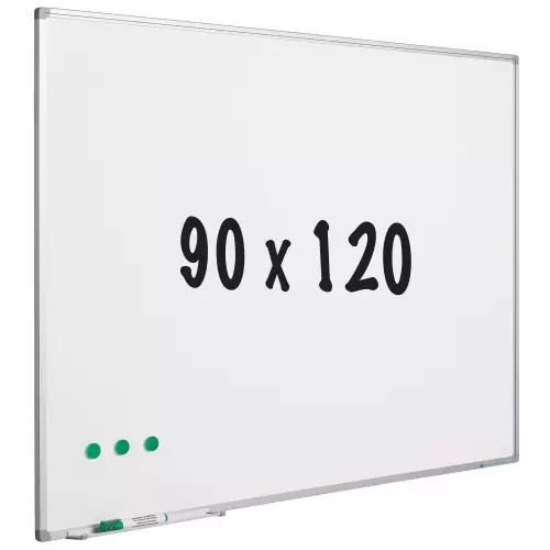 WhiteboardMatch Whiteboard - Gelakt staal - Wit - 90x120cm (50876)