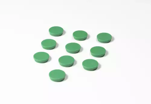 WhiteboardMatch Memomagneten, set  10 stuks Groen (50914)